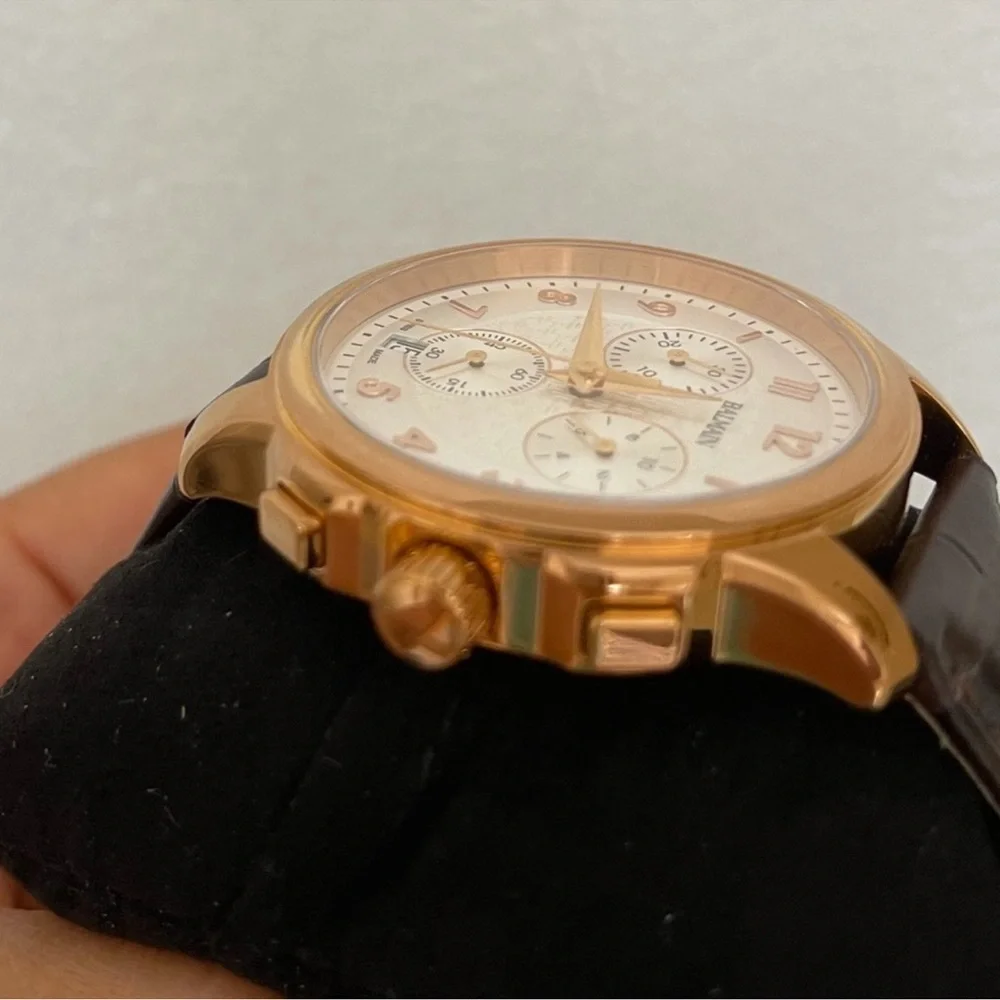 Balmain Madrigal Chrono leather strap watch